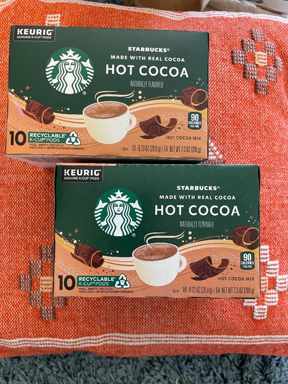 Starbucks Hot Cocoa K cups 2 boxes FRESH